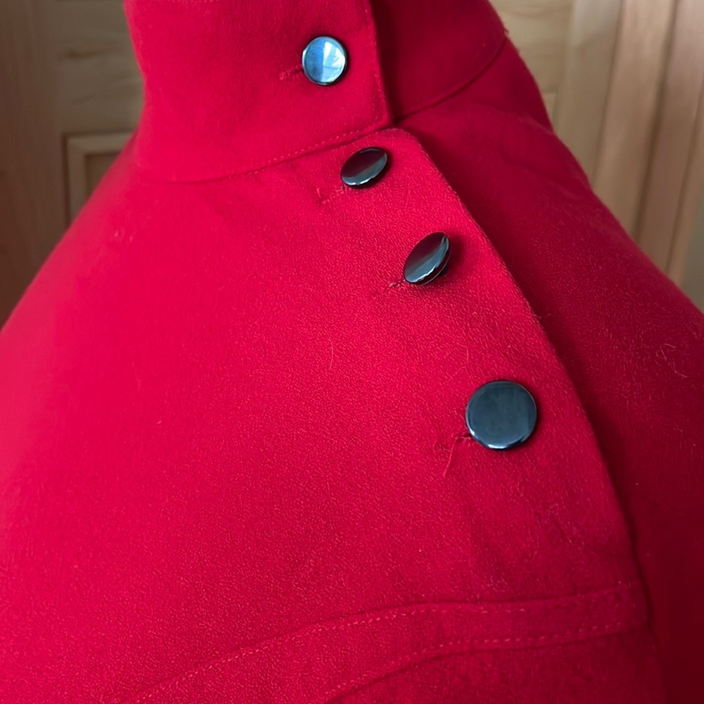 π HOST PICK π Vintage Malcolm Pearce/Holt Renfrew Long Red Gown, Size 6 π¨π¦ - Picture 2 of 15
